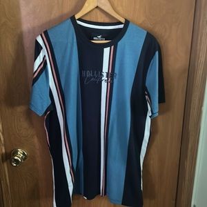 Hollister California stripped T-shirt size XL